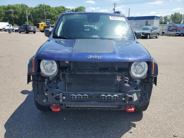 ZACNJDC13MPM09315 - 2021 JEEP RENEGADE TRAILHAWK BLUE photo 5