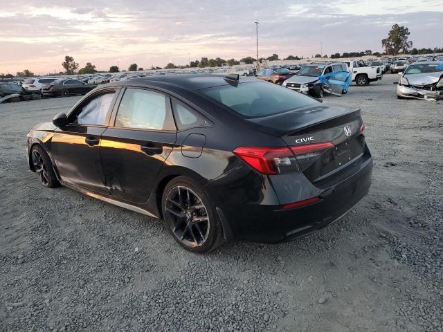 2HGFE2F55NH543715 - 2022 HONDA CIVIC SPORT BLACK photo 2