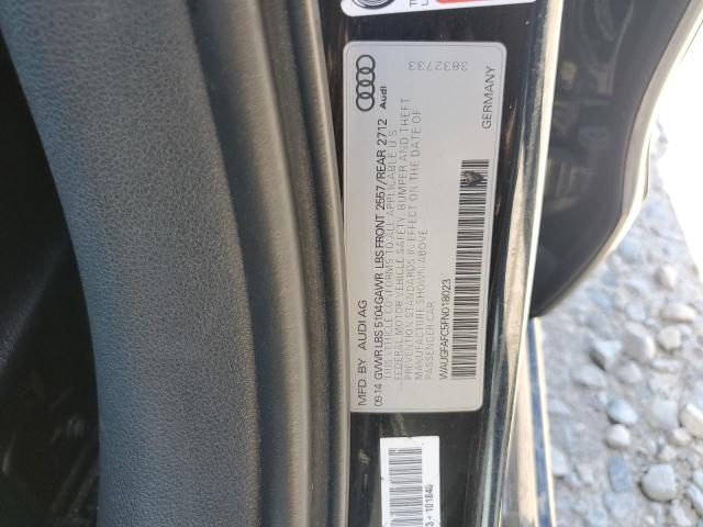 WAUGFAFC5FN018023 - 2015 AUDI A6 PREMIUM PLUS 黑色 照片 12