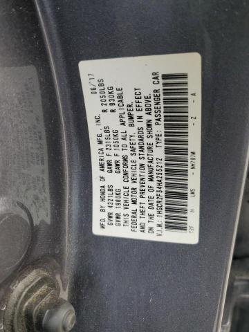 1HGCR2F54HA255212 - 2017 HONDA ACCORD SPORT 灰色 照片 12