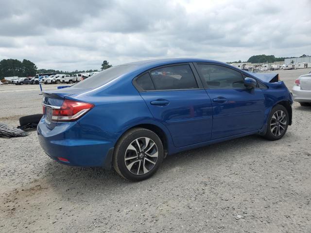19XFB2F80FE025543 - 2015 HONDA CIVIC EX BLUE photo 3