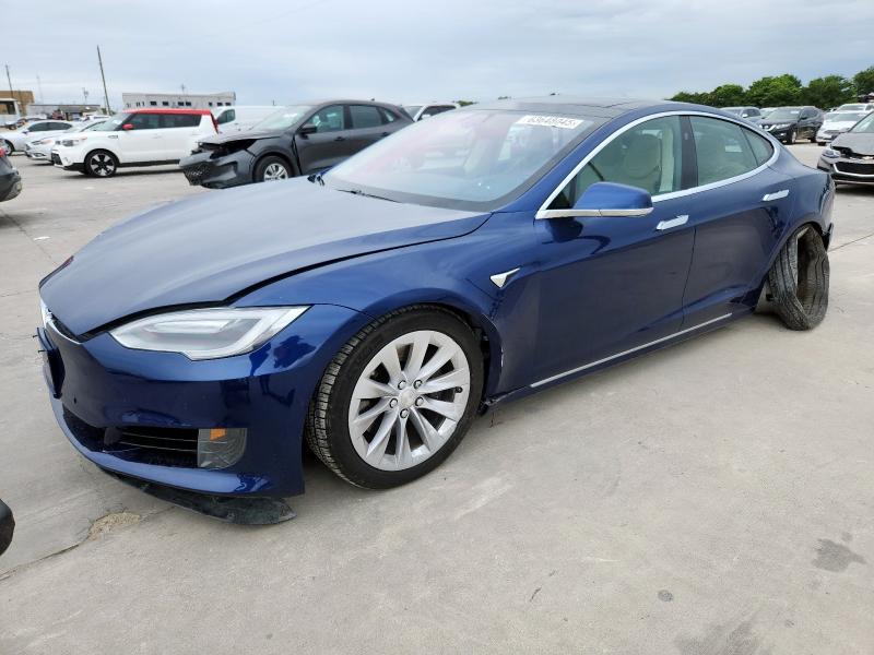 5YJSA1E14HF190251 - 2017 TESLA MODEL S BLUE photo 1