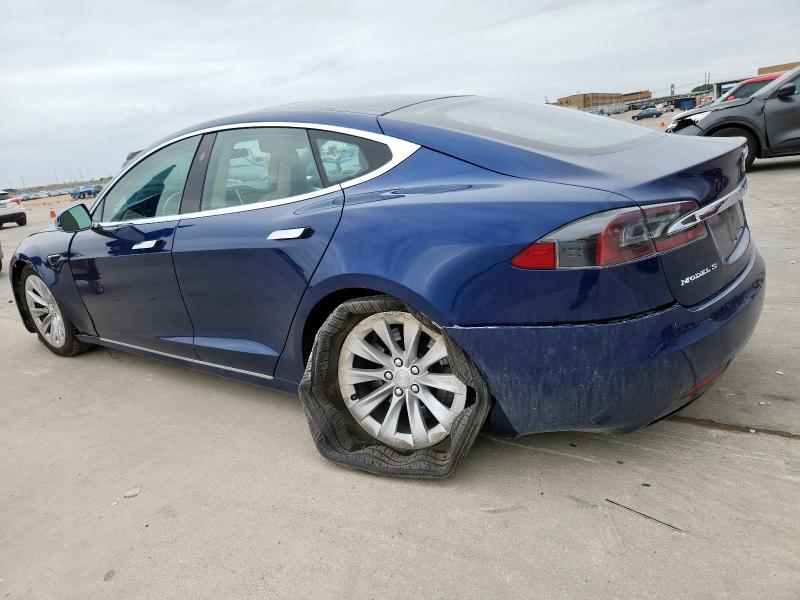5YJSA1E14HF190251 - 2017 TESLA MODEL S BLUE photo 2