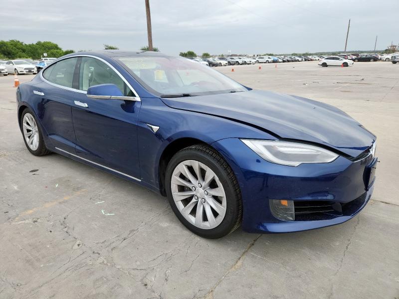 5YJSA1E14HF190251 - 2017 TESLA MODEL S BLUE photo 4