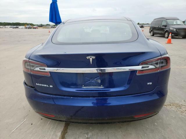 5YJSA1E14HF190251 - 2017 TESLA MODEL S BLUE photo 6