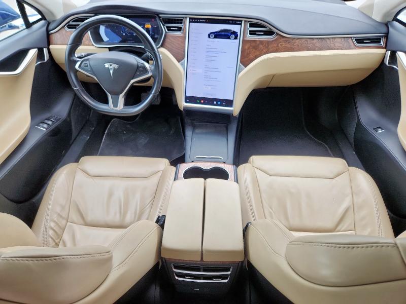 5YJSA1E14HF190251 - 2017 TESLA MODEL S BLUE photo 8