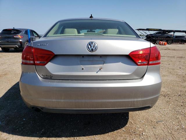 1VWAH7A31DC145323 - 2013 VOLKSWAGEN PASSAT S SILVER photo 6