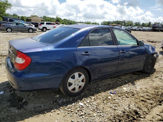 4T1BE32K72U548658 - 2002 TOYOTA CAMRY LE BLUE photo 3