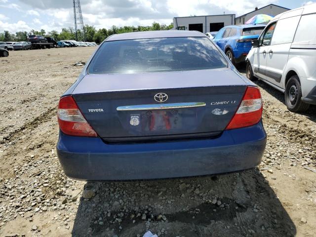 4T1BE32K72U548658 - 2002 TOYOTA CAMRY LE BLUE photo 6