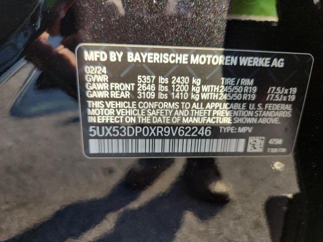 5UX53DP0XR9V62246 - 2024 BMW X3 XDRIVE30I BLACK photo 13