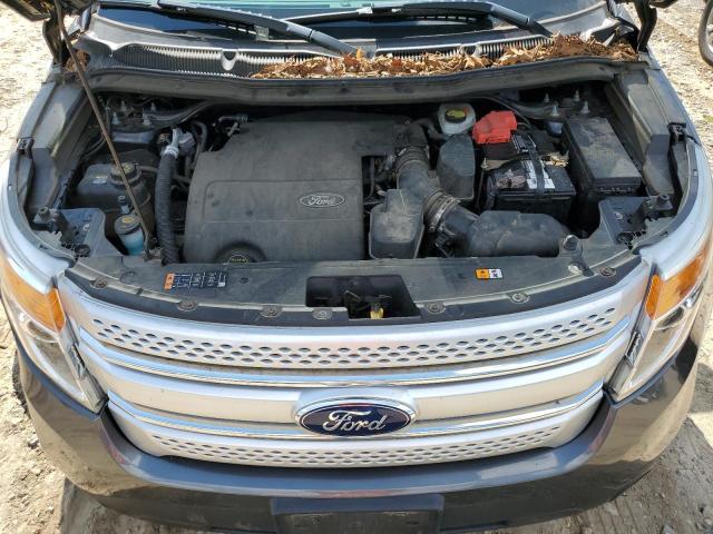 1FM5K8D87FGB86498 - 2015 FORD EXPLORER XLT GRAY photo 12