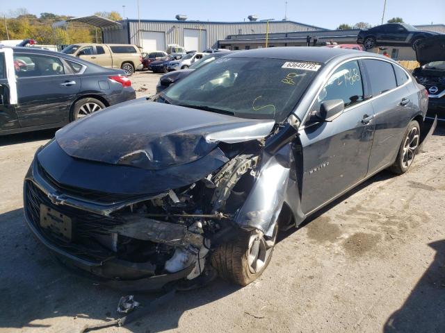 1G1ZG5ST1KF206136 - 2019 CHEVROLET MALIBU RS CHARCOAL photo 2