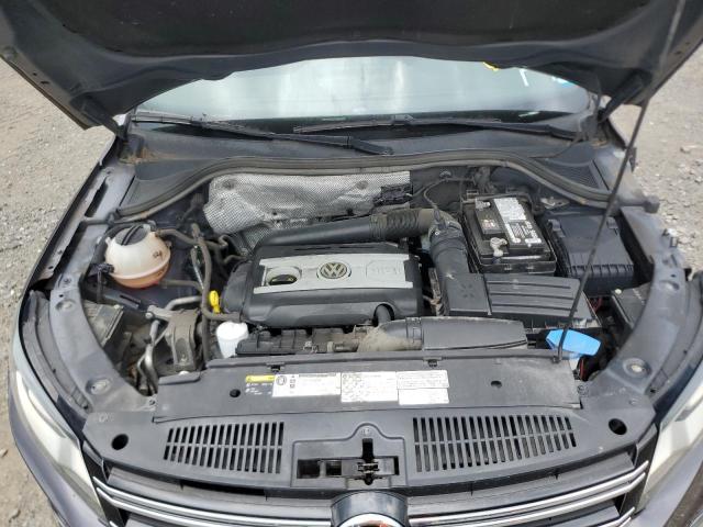 WVGBV7AX2GW608846 - 2016 VOLKSWAGEN TIGUAN S CHARCOAL photo 12