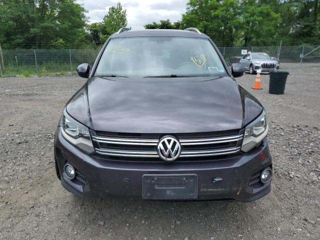 WVGBV7AX2GW608846 - 2016 VOLKSWAGEN TIGUAN S CHARCOAL photo 5