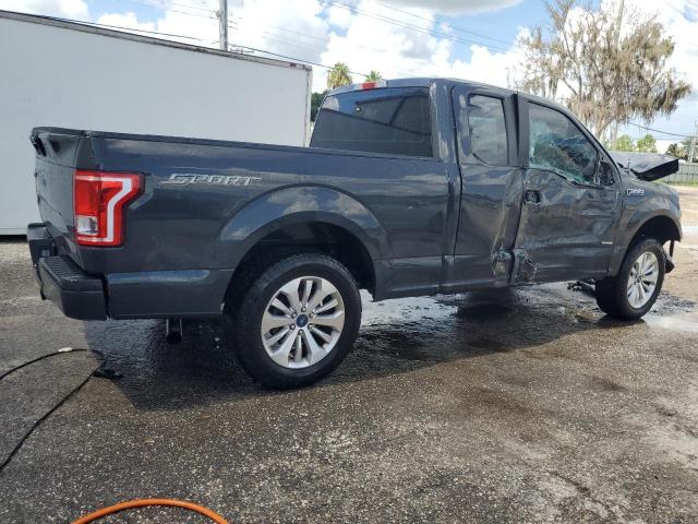 1FTEX1CP5GKG03587 - 2016 FORD F150 SUPER CAB GRAY photo 3