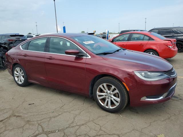 1C3CCCAB3FN592483 - 2015 CHRYSLER 200 LIMITED BURGUNDY photo 4