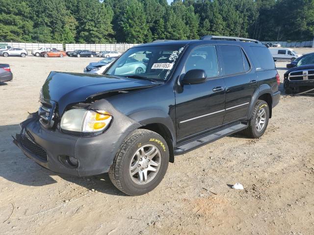 5TDZT38A54S224851 - 2004 TOYOTA SEQUOIA LIMITED BLACK photo 1