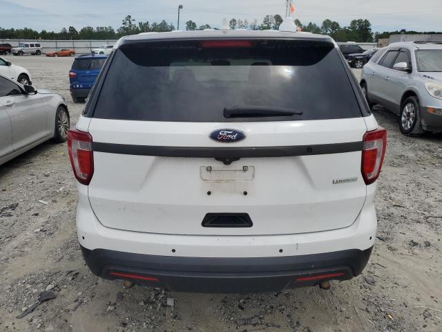 1FM5K8ATXGGD16915 - 2016 FORD EXPLORER POLICE INTERCEPTOR WHITE photo 6