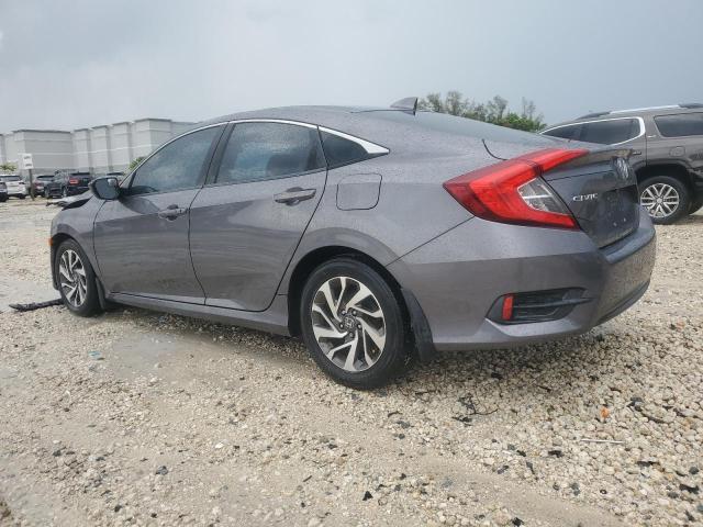 2HGFC2F71JH598258 - 2018 HONDA CIVIC EX GRAY photo 2