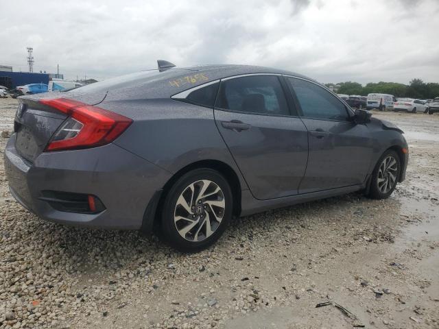 2HGFC2F71JH598258 - 2018 HONDA CIVIC EX GRAY photo 3