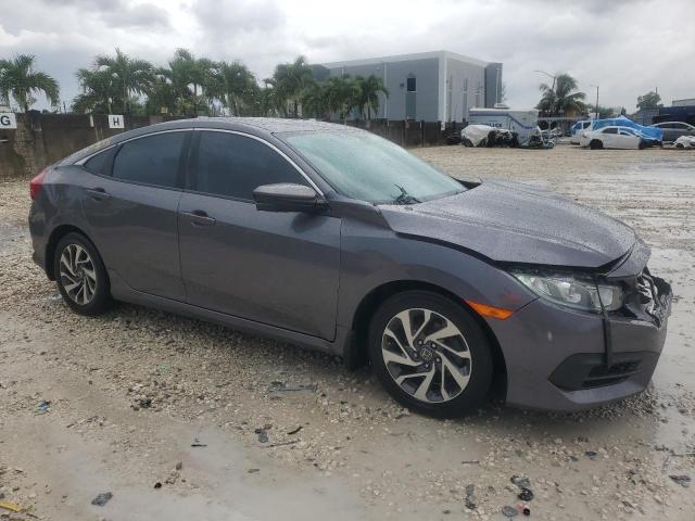 2HGFC2F71JH598258 - 2018 HONDA CIVIC EX GRAY photo 4