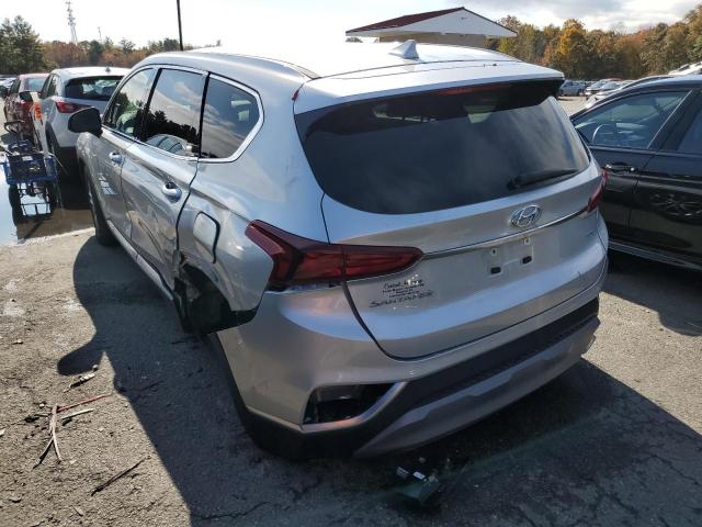 5NMS3CAD1KH022708 - 2019 HYUNDAI SANTA FE SEL Արծաթագույն լուսանկար 3