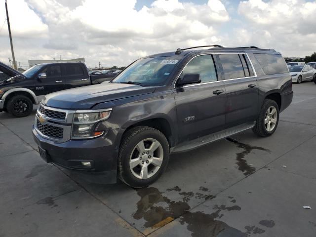 1GNSCJKC9FR735455 - 2015 CHEVROLET SUBURBAN C1500 LT GRAY photo 1