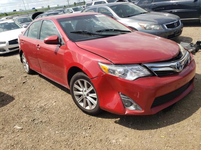 4T1BD1FK5CU026615 - 2012 TOYOTA CAMRY HYBRID RED photo 4