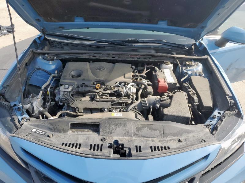 4T1G11AK6RU198392 - 2024 TOYOTA CAMRY SE NIGHT SHADE BLUE photo 11