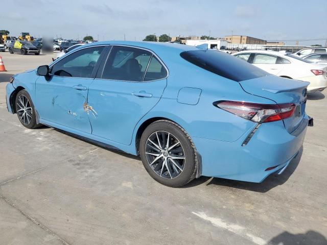 4T1G11AK6RU198392 - 2024 TOYOTA CAMRY SE NIGHT SHADE BLUE photo 2