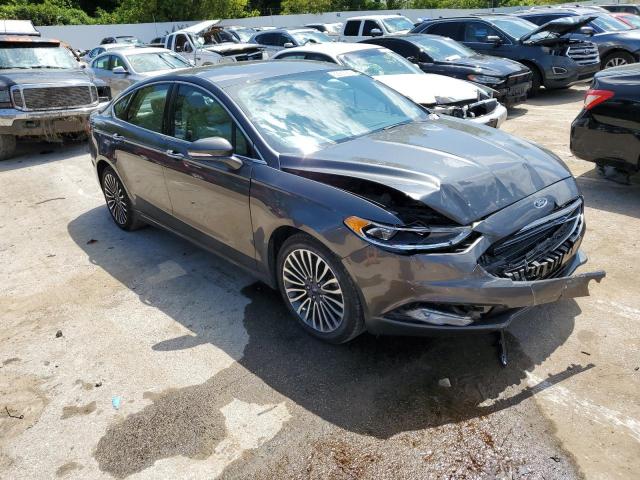 3FA6P0D94HR123459 - 2017 FORD FUSION TITANIUM GRAY photo 4