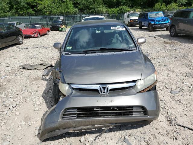 2HGFA16588H530953 - 2008 HONDA CIVIC LX GRAY photo 5