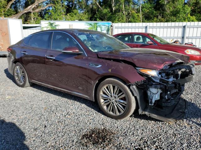 5XXGV4L27HG124572 - 2017 KIA OPTIMA SXL MAROON photo 4