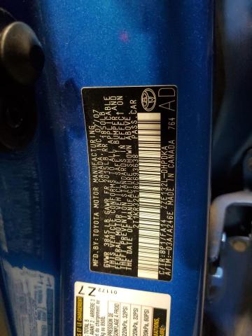 2T1KR32E18C693638 - 2008 TOYOTA COROLLA MA XR BLUE photo 12