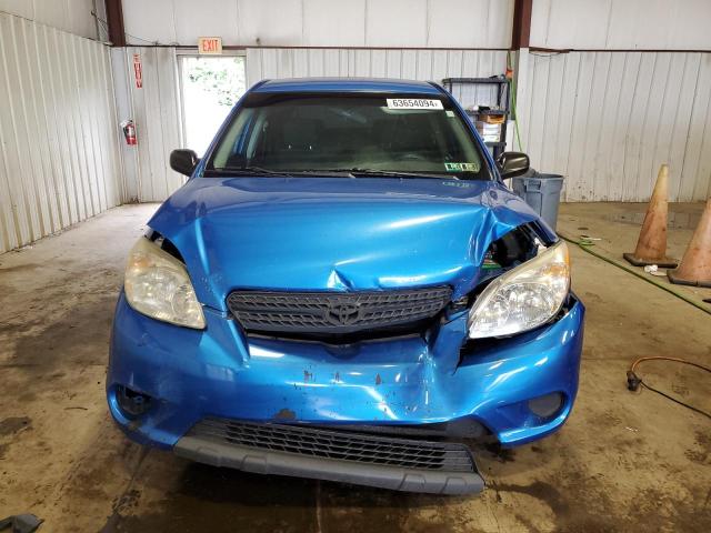 2T1KR32E18C693638 - 2008 TOYOTA COROLLA MA XR BLUE photo 5