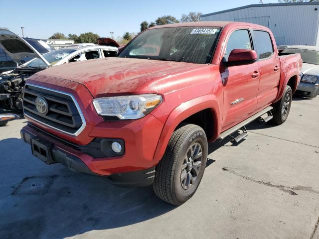 3TMAZ5CN0NM162472 - 2022 TOYOTA TACOMA DOUBLE CAB 红色 照片 2