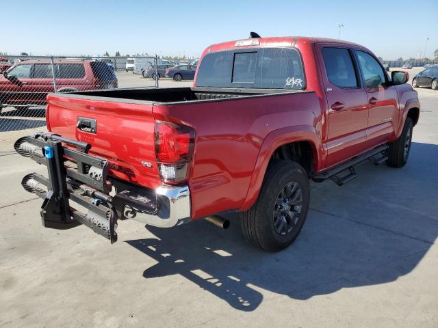 3TMAZ5CN0NM162472 - 2022 TOYOTA TACOMA DOUBLE CAB 红色 照片 4