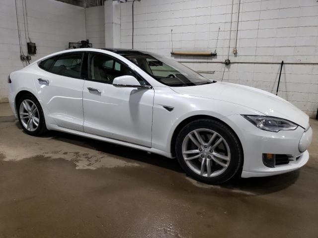 5YJSA1S16EFP38041 - 2014 TESLA MODEL S 白色 照片 4