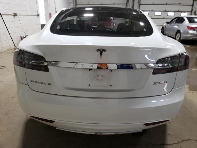 5YJSA1S16EFP38041 - 2014 TESLA MODEL S 白色 照片 6