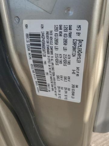 1A4GP45R06B507139 - 2006 CHRYSLER TOWN & COU 金色 照片 12