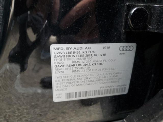 WA1CNAFY1L2000884 - 2020 AUDI Q5 PRESTIGE BLACK photo 12