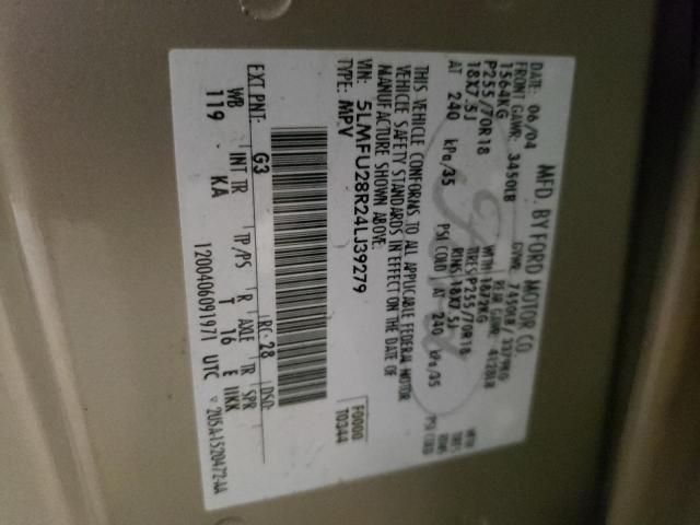 5LMFU28R24LJ39279 - 2004 LINCOLN NAVIGATOR 棕色 照片 13