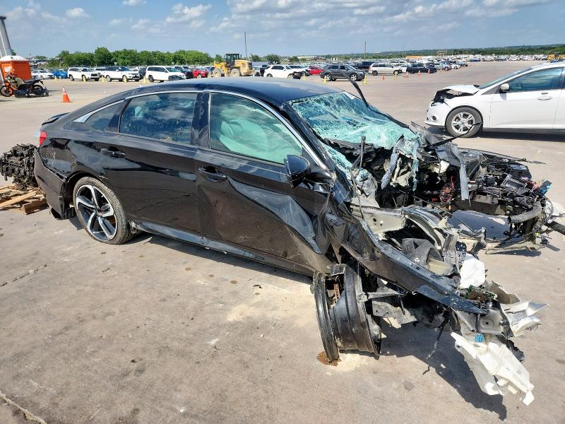 1HGCV1F37KA166679 - 2019 HONDA ACCORD SPORT Negro foto 4