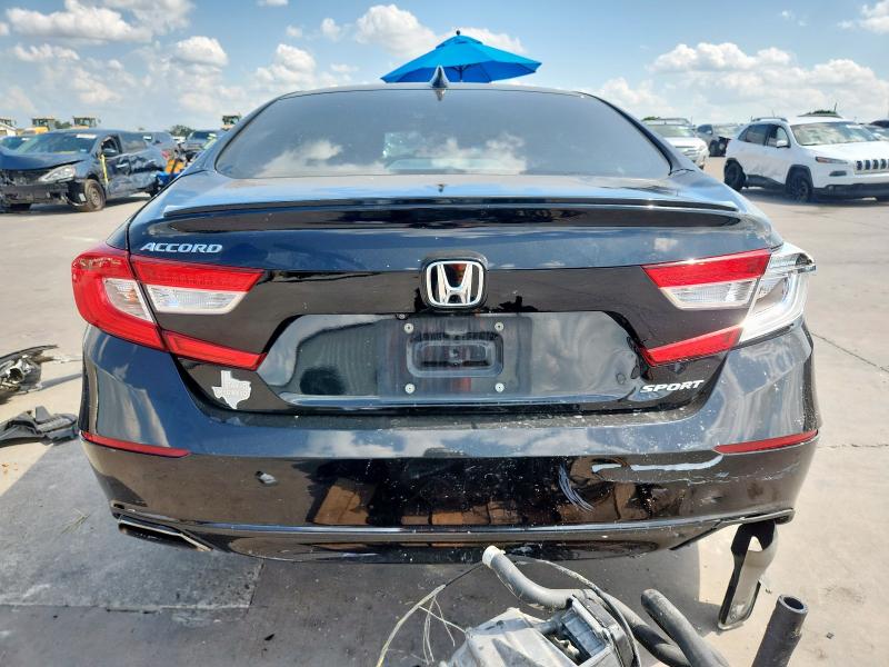 1HGCV1F37KA166679 - 2019 HONDA ACCORD SPORT Negro foto 6