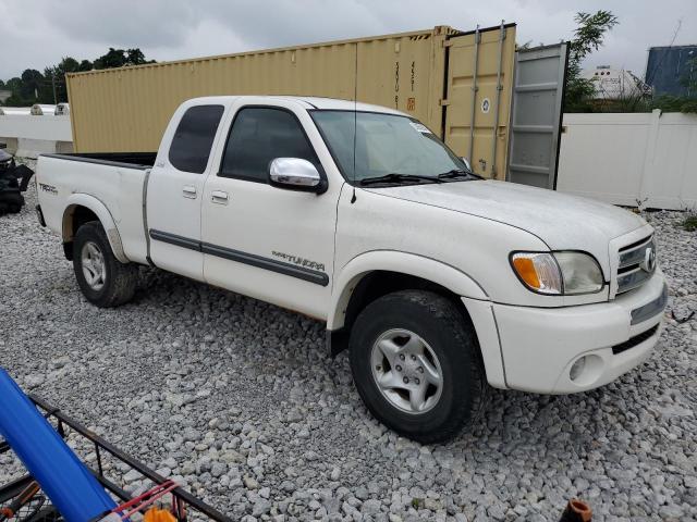 5TBBT44143S378679 - 2003 TOYOTA TUNDRA ACCESS CAB SR5 WHITE photo 4