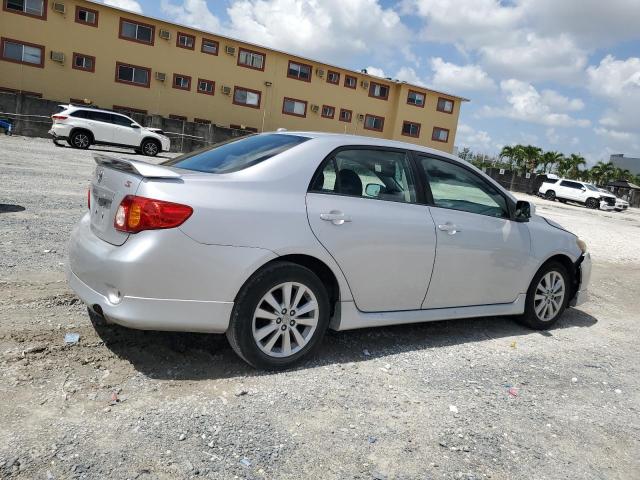 2T1BU4EE1AC332514 - 2010 TOYOTA COROLLA BASE 银色 照片 3