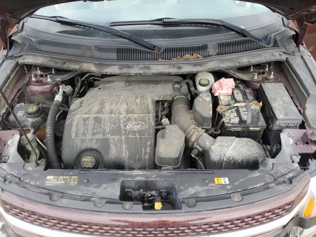 1FMHK8F81CGA55735 - 2012 FORD EXPLORER LIMITED BROWN photo 12