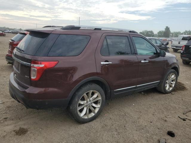 1FMHK8F81CGA55735 - 2012 FORD EXPLORER LIMITED BROWN photo 3