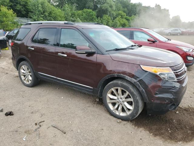 1FMHK8F81CGA55735 - 2012 FORD EXPLORER LIMITED BROWN photo 4