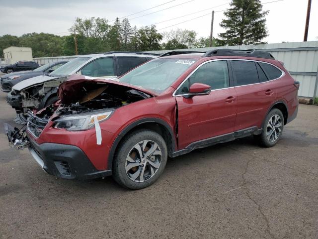 4S4BTANC7N3195444 - 2022 SUBARU OUTBACK LIMITED BURGUNDY photo 1